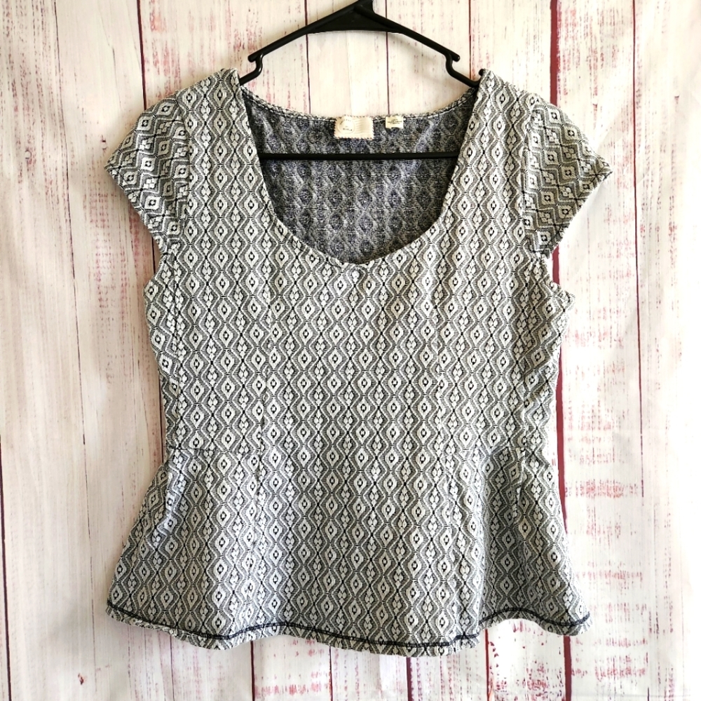 Postmark | Anthropologie Peplum Top Medium
